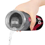 customized atlanta hawks hexagon honeycomb red black skinny tumbler best selling 1.webp