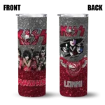 customized atlanta hawks kiss band white skinny tumbler best selling 1.webp