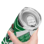 customized boston celtics camo texture green skinny tumbler best selling 1.webp