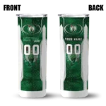 customized boston celtics stacked diamond green skinny tumbler best selling 1.webp