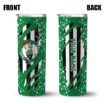 customized boston celtics star pop green black skinny tumbler best selling 1.webp