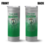 customized boston celtics swirl texture green skinny tumbler best selling 1.webp