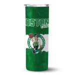 customized boston celtics torn band green white skinny tumbler best selling 1.webp