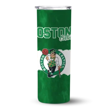 customized boston celtics torn band green white skinny tumbler best selling 1.webp