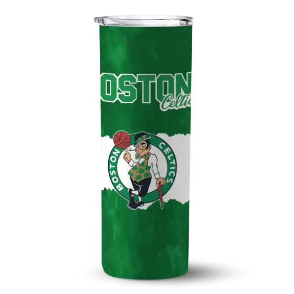 customized boston celtics torn band green white skinny tumbler best selling 1.webp
