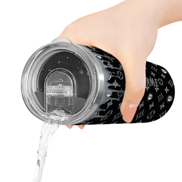 customized brooklyn nets camo streak black skinny tumbler latest model.webp