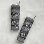 customized brooklyn nets chevron v black gray skinny tumbler best selling 1.webp