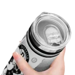customized brooklyn nets snoopy dog black white skinny tumbler best selling 1.webp