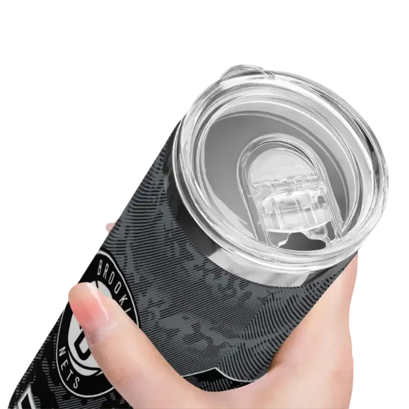 customized brooklyn nets spiral burst print black skinny tumbler high quality.webp