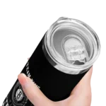 customized brooklyn nets starburst tiles black skinny tumbler best selling 1.webp