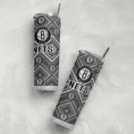 customized brooklyn nets zipper leopard black skinny tumbler best selling 1.webp