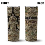 customized charlotte hornets antler flow camo skinny tumbler best selling 1.webp