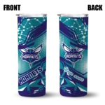 customized charlotte hornets helmet clash teal skinny tumbler best selling 1.webp