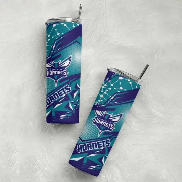 customized charlotte hornets helmet clash teal skinny tumbler top rated.webp