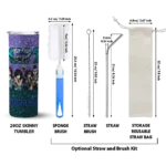 customized charlotte hornets kiss band purple skinny tumbler best selling 1.webp