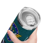 customized charlotte hornets star cluster teal skinny tumbler best selling 1.webp
