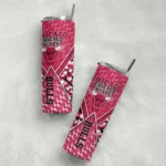 customized chicago bulls monogram burst red white skinny tumbler best selling 1.webp