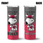 customized chicago bulls snoopy attitude red skinny tumbler best selling 1.webp