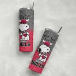 customized chicago bulls snoopy attitude red skinny tumbler best selling 1.webp