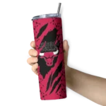 customized chicago bulls star pop red black skinny tumbler best selling 1.webp