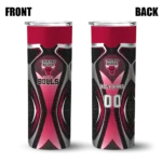 customized chicago bulls superman emblem red black skinny tumbler best selling 1.webp