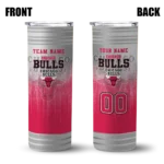 customized chicago bulls swirl texture red skinny tumbler best selling 1.webp