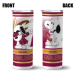customized cleveland cavaliers snoopy dog wine white skinny tumbler best selling 1.webp