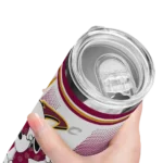 customized cleveland cavaliers snoopy dog wine white skinny tumbler best selling 1.webp