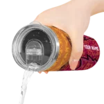 customized cleveland cavaliers spiral burst print wine skinny tumbler best selling 1.webp