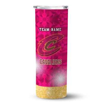 customized cleveland cavaliers starburst tiles wine skinny tumbler best selling 1.webp