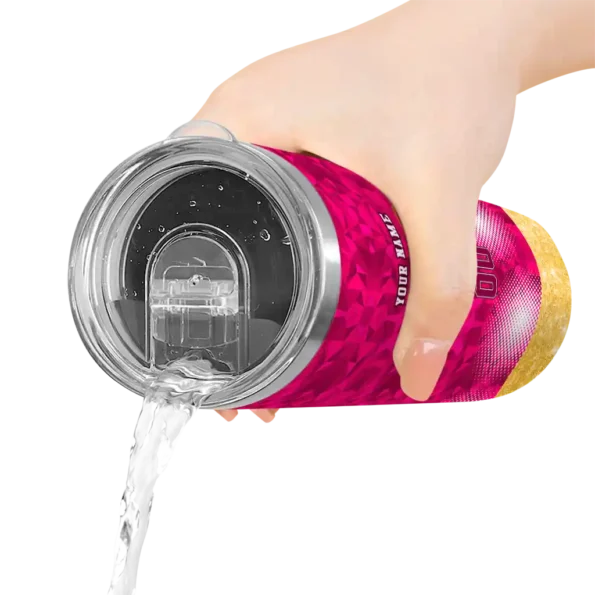 customized cleveland cavaliers starburst tiles wine skinny tumbler latest model.webp