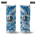 customized dallas mavericks helmet clash blue skinny tumbler best selling 1.webp