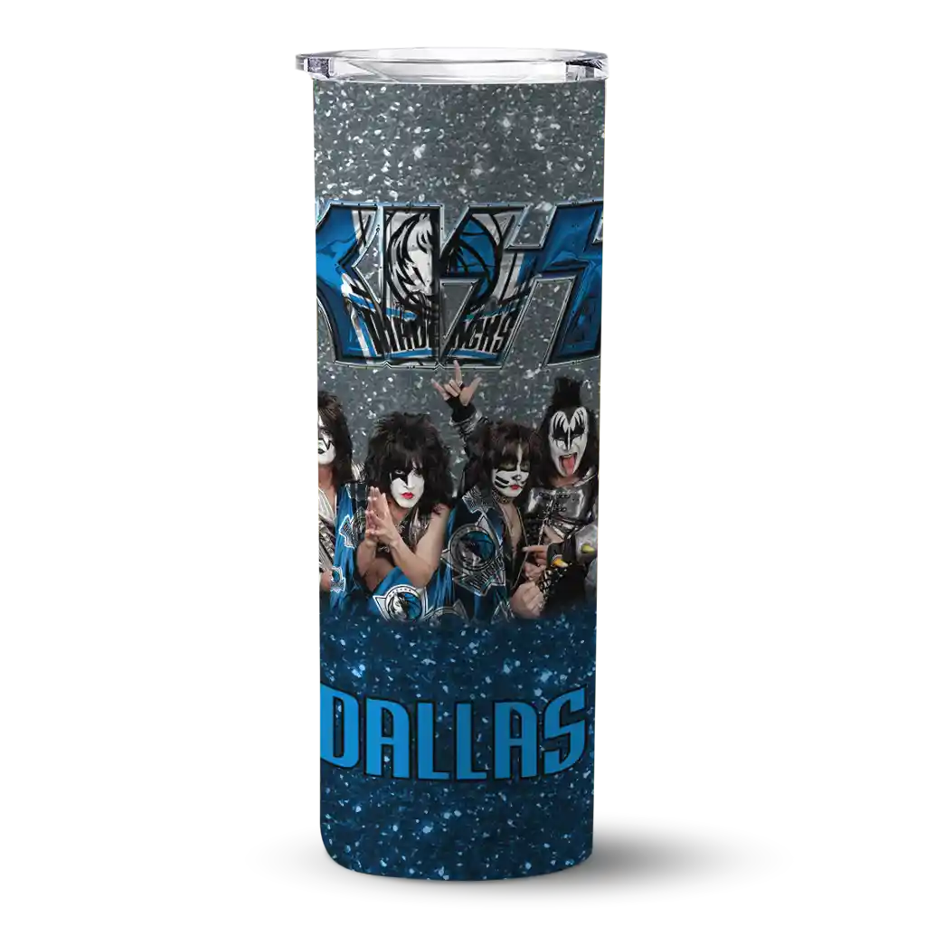 customized dallas mavericks kiss band silver skinny tumbler best selling 1.webp customized dallas mavericks kiss band silver skinny tumbler best selling 1.webp