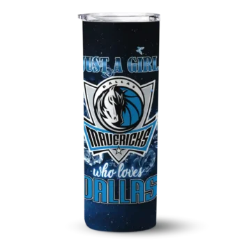 customized dallas mavericks rose romance blue black skinny tumbler best selling 1.webp