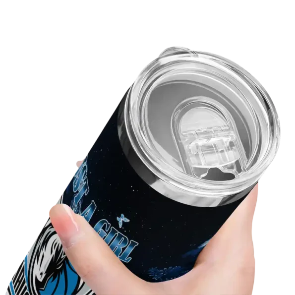 customized dallas mavericks rose romance blue black skinny tumbler high quality.webp