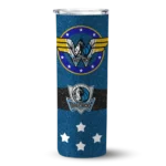 customized dallas mavericks star cluster blue skinny tumbler best selling 1.webp