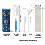 customized dallas mavericks star cluster blue skinny tumbler best selling 1.webp
