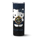 customized denver nuggets hello kitty blue black skinny tumbler best selling 1.webp