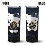 customized denver nuggets hello kitty blue black skinny tumbler best selling 1.webp