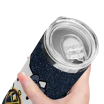 customized denver nuggets hello kitty blue black skinny tumbler best selling 1.webp