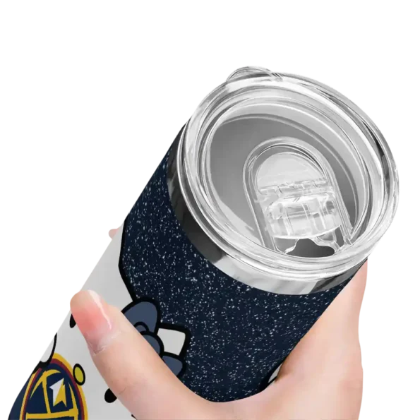customized denver nuggets hello kitty blue black skinny tumbler high quality.webp