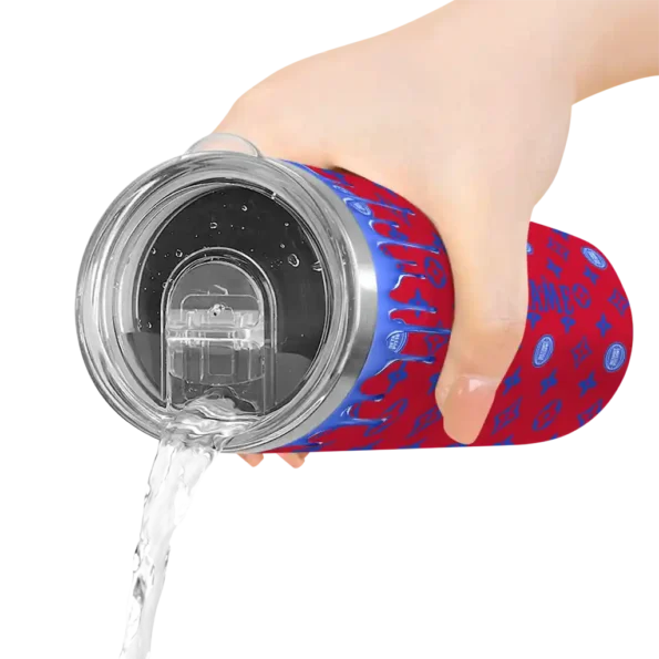 customized detroit pistons camo streak red skinny tumbler latest model.webp