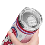 customized detroit pistons snoopy dog red white skinny tumbler best selling 1.webp