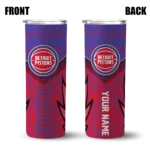 customized detroit pistons spiral burst print red skinny tumbler best selling 1.webp