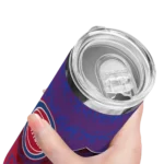 customized detroit pistons spiral burst print red skinny tumbler best selling 1.webp