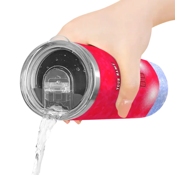 customized detroit pistons starburst tiles red skinny tumbler latest model.webp