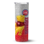 customized detroit pistons winnie the pooh red gray skinny tumbler best selling 1.webp