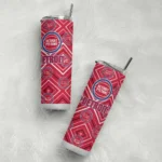 customized detroit pistons zipper leopard red skinny tumbler best selling 1.webp