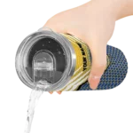 customized golden state warriors chevron stripes blue skinny tumbler best selling 1.webp