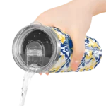 customized golden state warriors claw marks blue white skinny tumbler best selling 1.webp